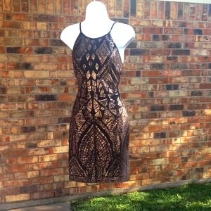 Jrs glitter bodycon dress